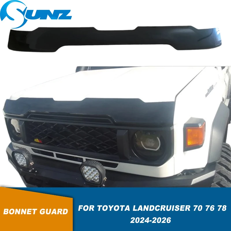 

Bonnet Protector For Toyota Landcruiser 70 76 78 79 Series 2024 2025 2026 Tinted Guard Bug Shield Hood Deflector