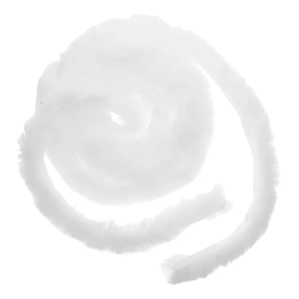 

4 Meters Artificial Rabbit Trim For Capes Hats Soft Faux Fabric Decorative Ribbon Christmas Wedding Party Diy Craft Winter