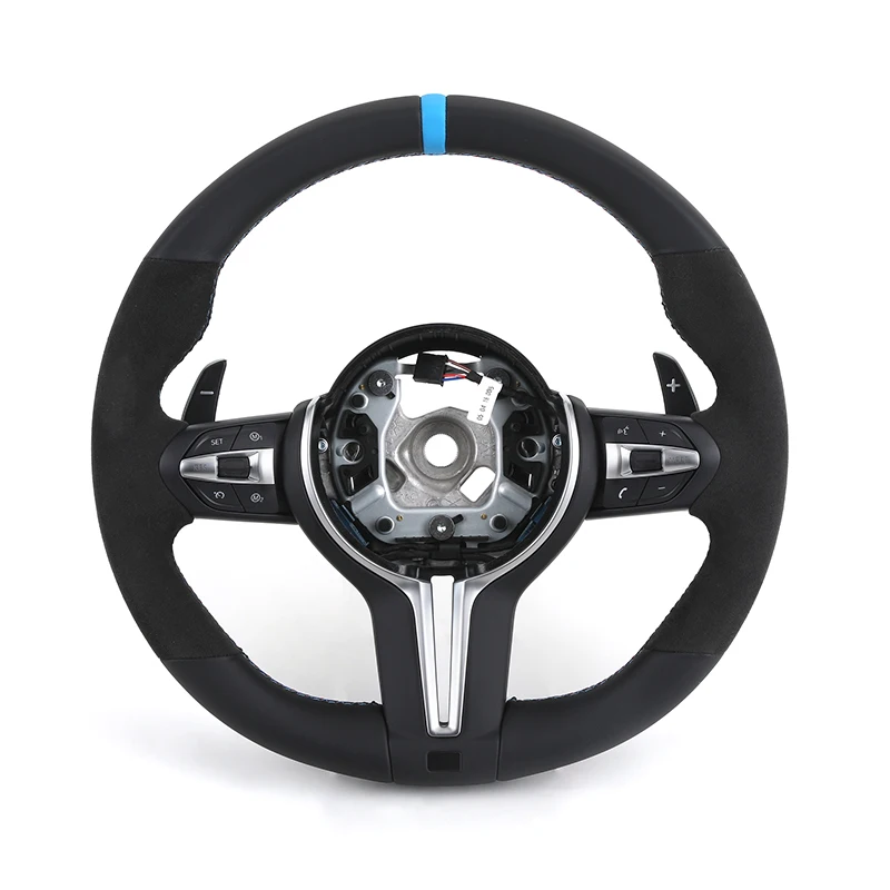 

Half Alcantara Leather M Sport Steering Wheel for BMW F01 F06 F10 F11 F20 F21 F22 F30 F31 F32 F34 F36 F80 F82 F87 F90 M3 M5