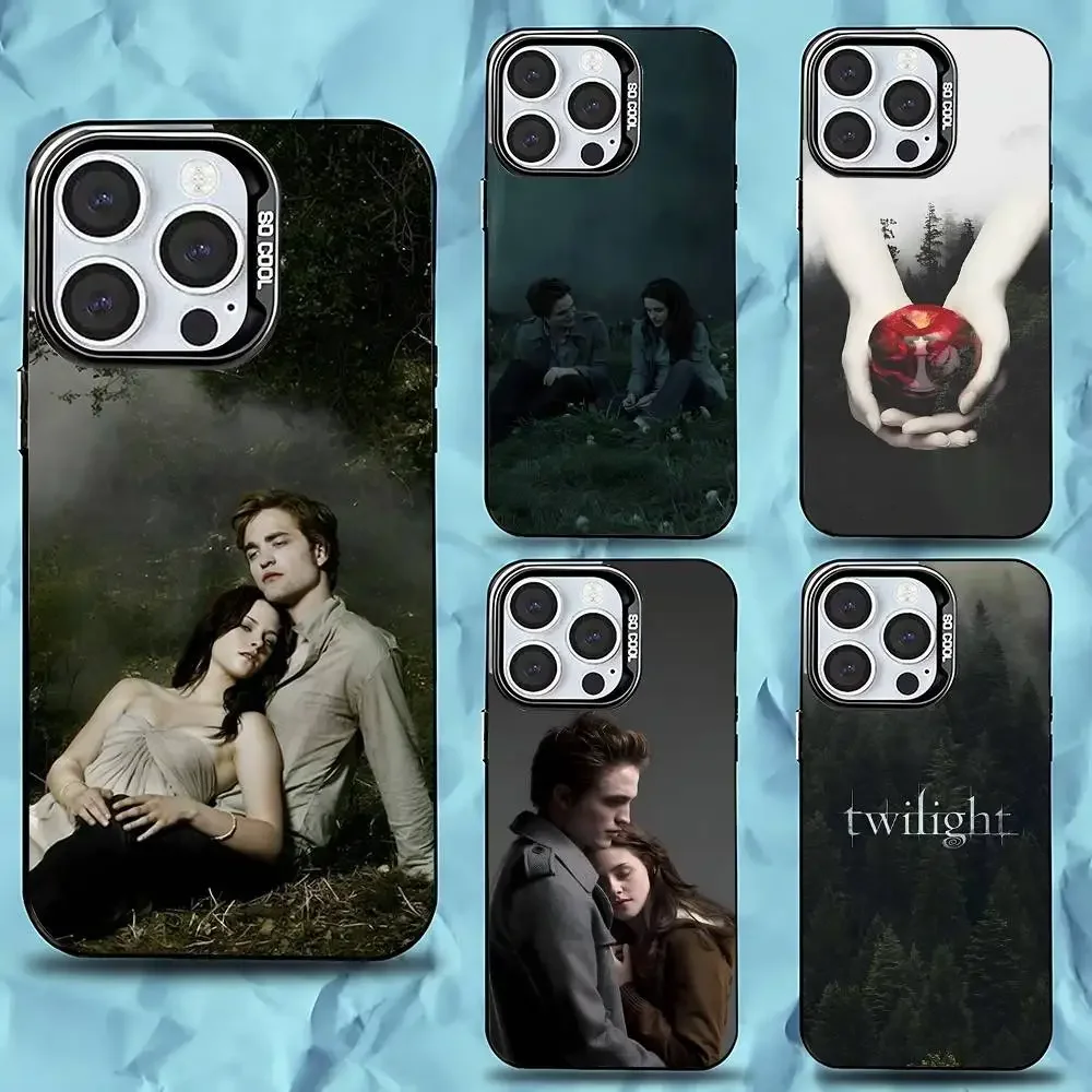 

Twilight TV Series Phone Case For iPhone 16,15,14,13,12,11,Pro,Max,Plus,Mini,XS,SE Anti Fall Black Matte Hard Bumper