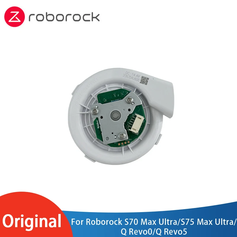 Original Roborock Fan Module 5400Pa for Roborock S7 Max Ultra/Q Revo/Q8 Max Robot Vacuum Cleaner Parts with Motor Replacement