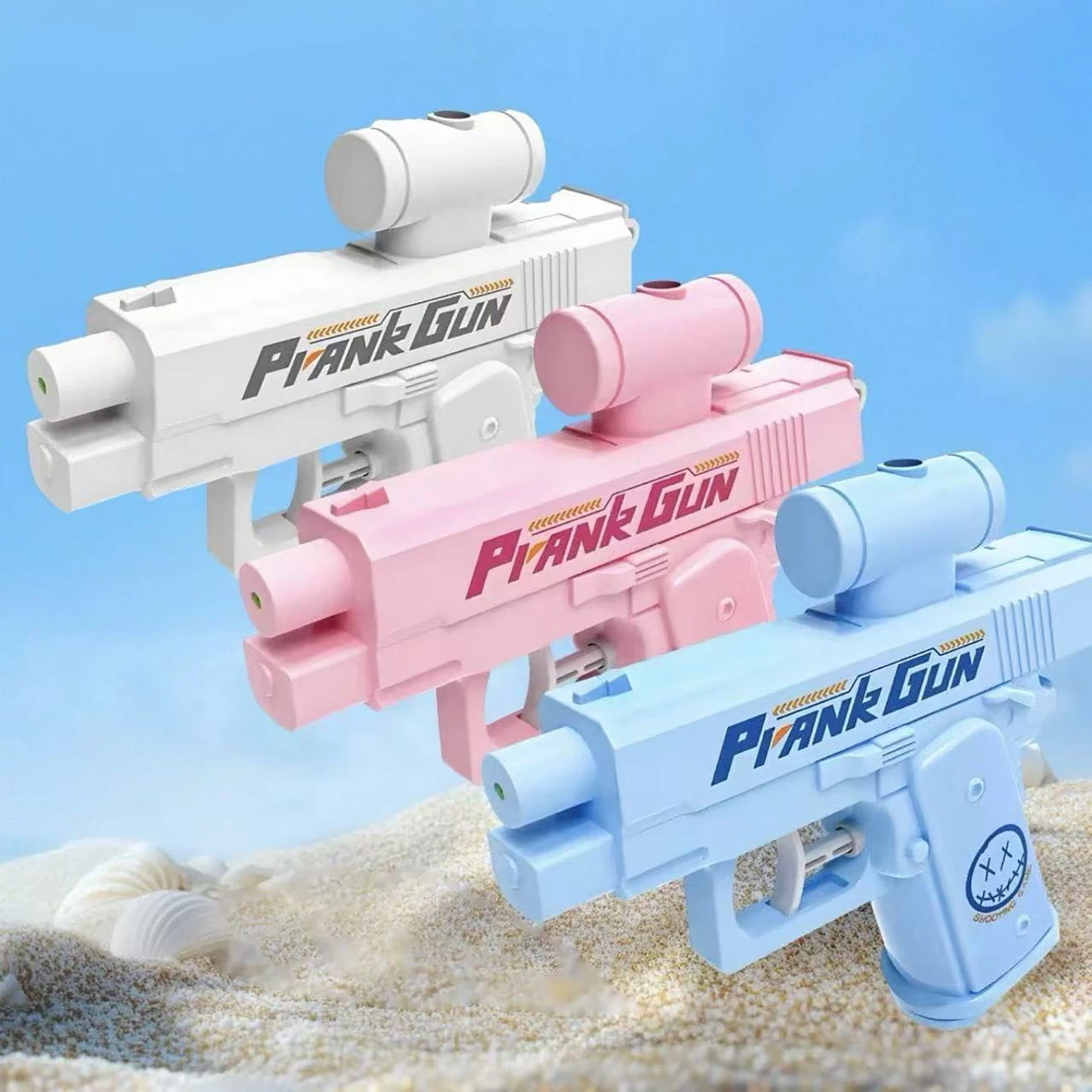 

Double headed water gun prank water spray toy, funny water gun prank prank, creative prank artifact
