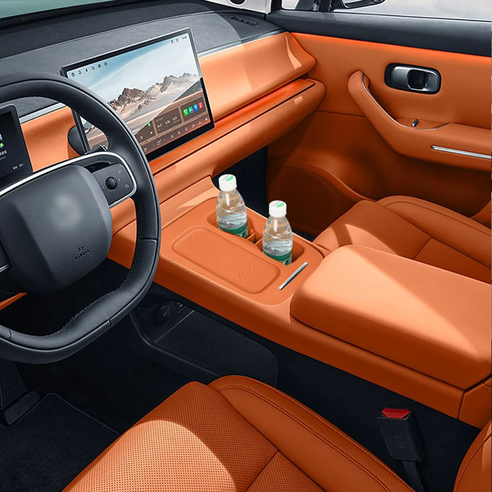 ل Leapmotor C10 C16 حامل الكأس غطاء مراتب مضاد للماء عالي الجودة لوحة شحن لاسلكي الغطاء الواقي التحكم المركزي حامل هاتف سيليكون حصيرة #2