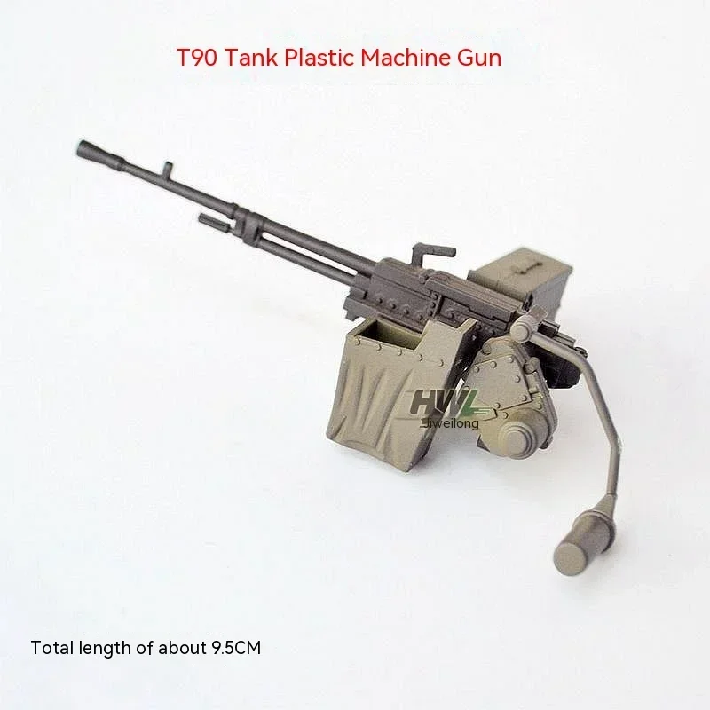 Plastic Metal Trim Machine Gun, RC Tanque Acessórios em Vários Estilos, 99a Sherman M1a2 Challenger Emissters, 1/16 Modelo Tanque