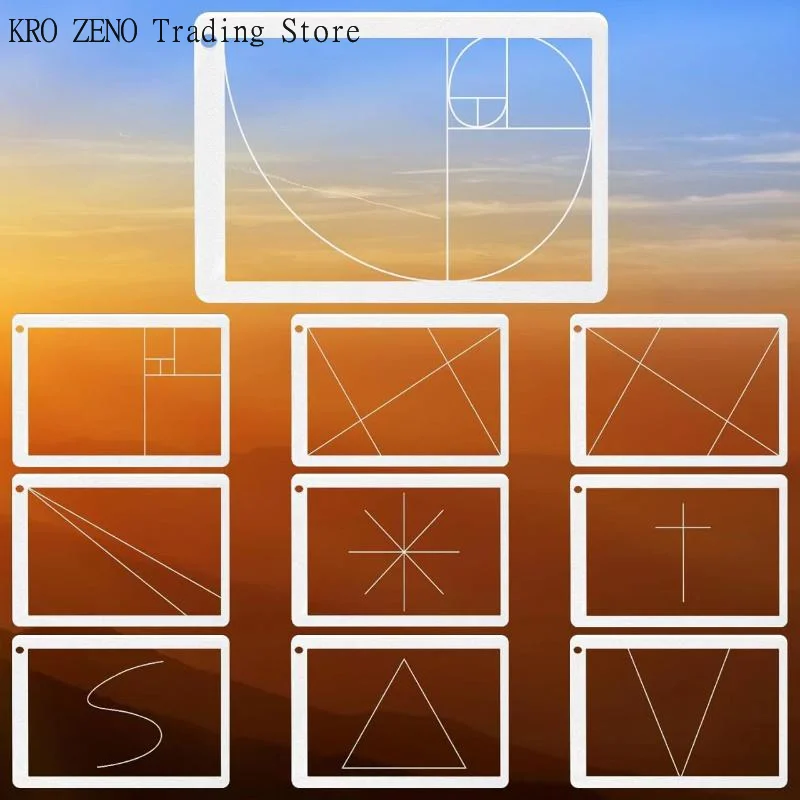 مسطرة تحديد النسب الذهبية للفي - مراجعة Photography Golden Ratio وسعره