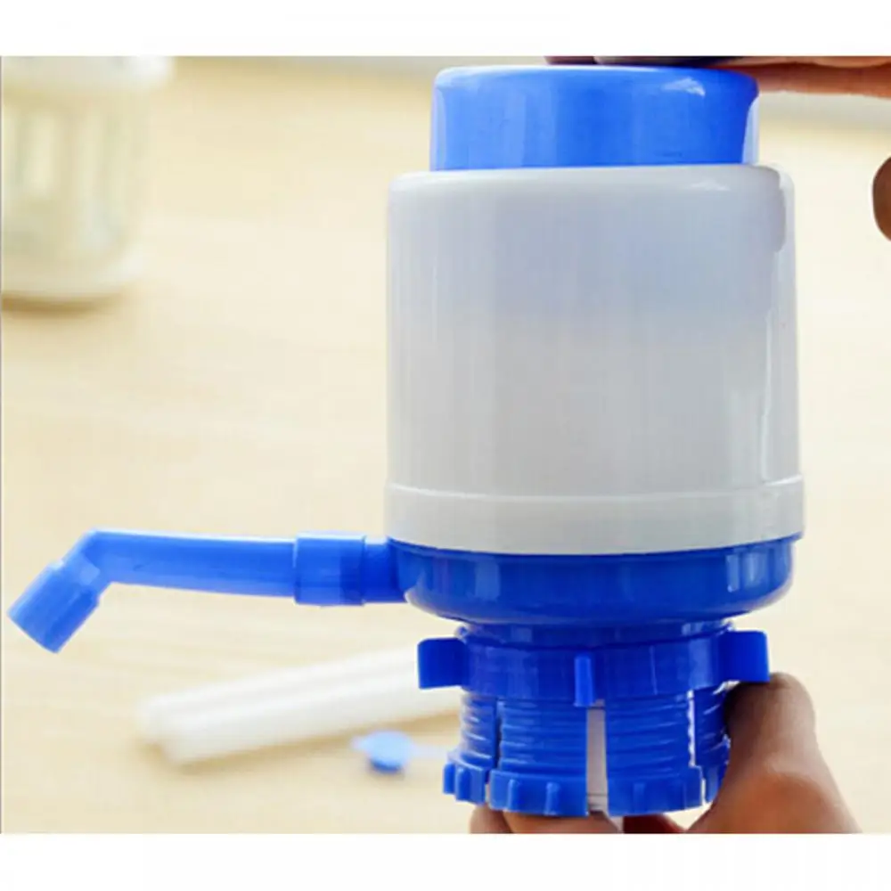 Water Bottles Pump Manual Hand Pressure Drinking Fountain Pressure Pump Water Press Pump with An Extra Short Tube Food Grade