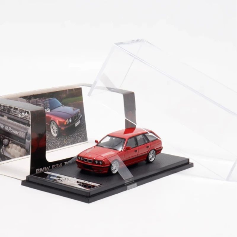 Diecast in scala 1:64 E34 TOURING Simulazione Modello di auto in lega Display statico Giocattolo da collezione Regalo Decorazione souvenir