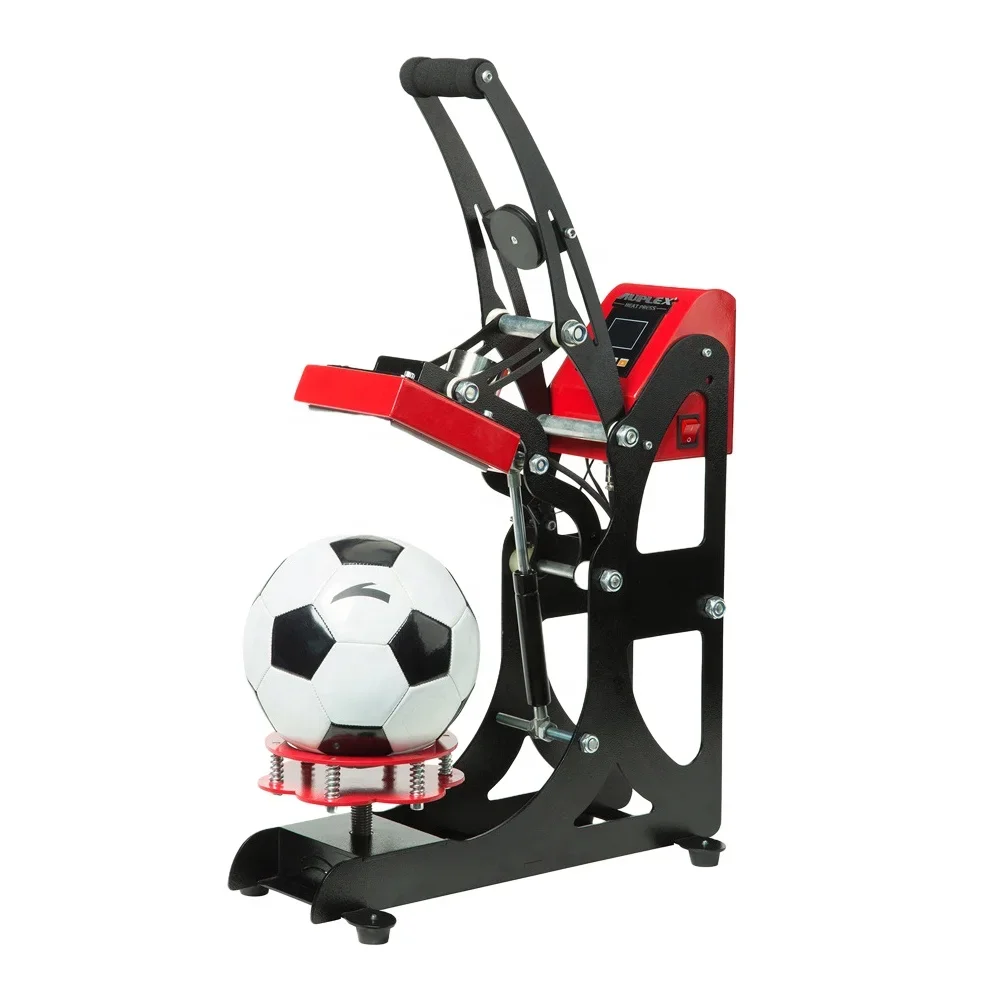 For Football Basketball Volleyball Logo Printing Machine Sports Ball Heat Press Semi Auto Open Ball Heat Transfer Machine