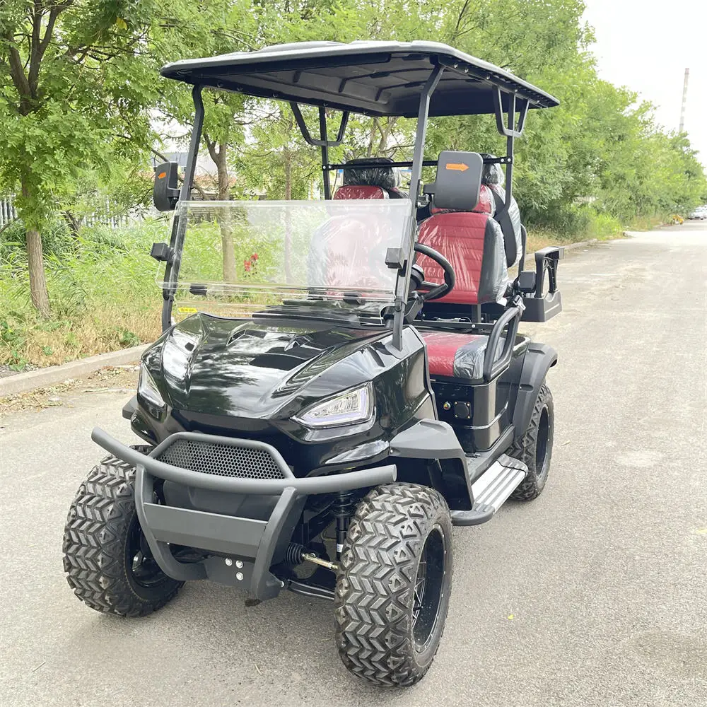 

60V 5KW Street Legal Golf Buggy Smooth Ride 4 Seater Lifted Design Off Road Electric Golf Cart