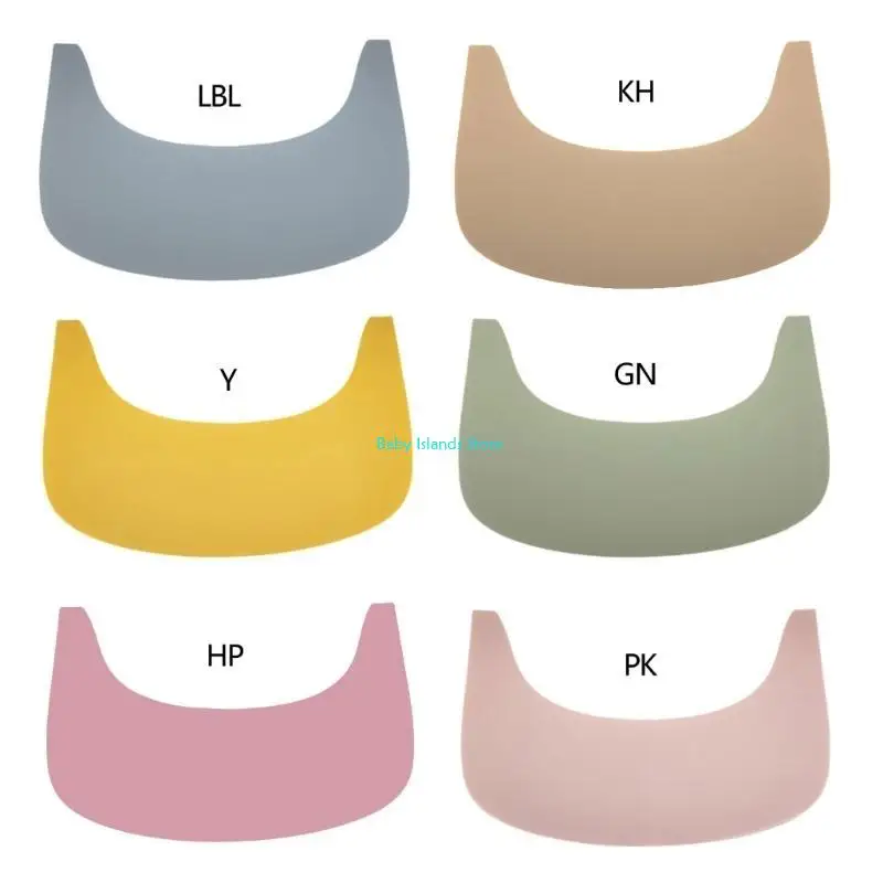 

K92D High Chair Placemat Silicone High Chair Mat Silicone Placemat for High Chair