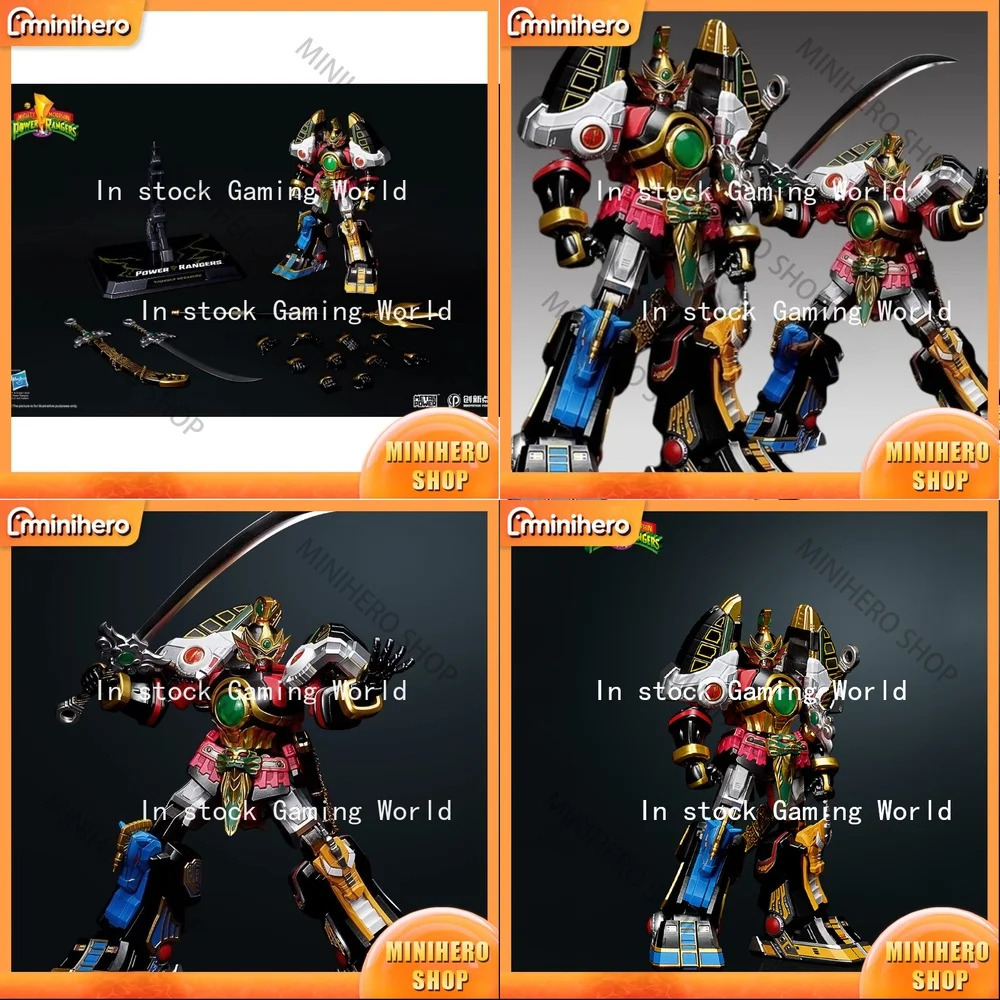 

In Stock Power Rangers Dalian King Big Thunder Mczord Thunderzord Action Figure Toy Collectible for Adults Kids Fans Gift