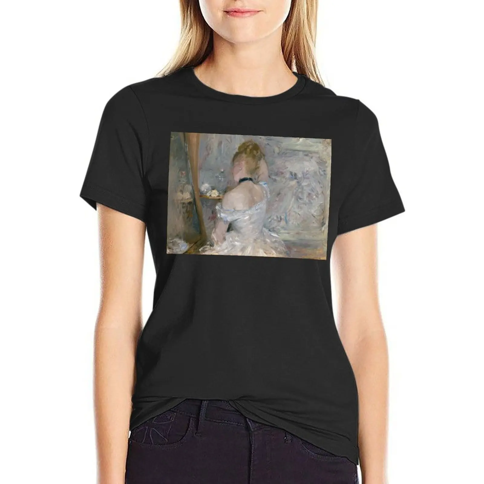 woman at her toilette T-Shirt animal print tees tops funnys t-shirt dress for Women sexy