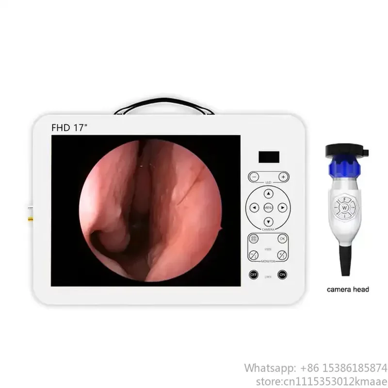 Vequyn Portable Full HD Veterinary Endoscope Camera System for Pet ENT Procedures and Clinics