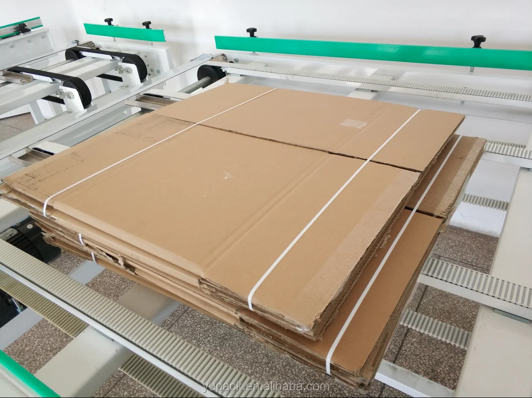 Fully Automatic Carton case Corrugated Board Cardboard Packaging System Industry Solution for Carton Board Strapping Machine