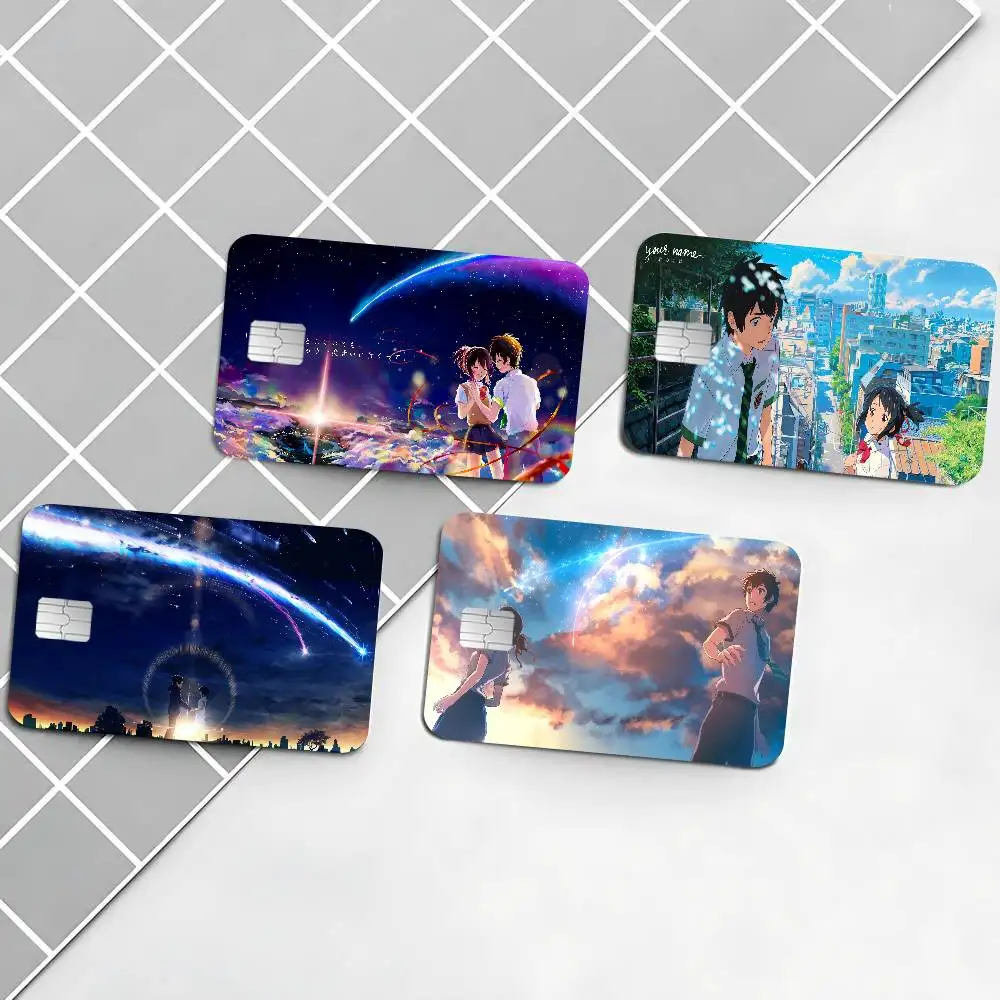 Your Name Anime Anmie Sticker Film Skin Cover for Credit Card Debit Bank Card Front