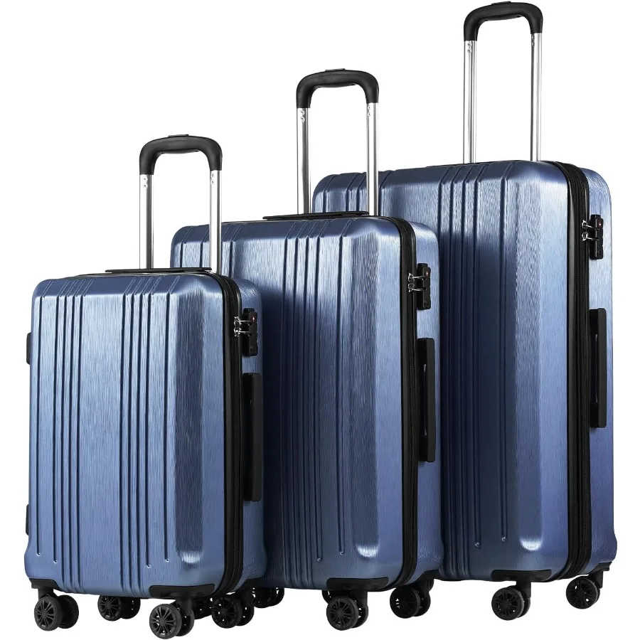 PC+ABS Hardshell Luggage, TSA Lock, Spinner Wheels
