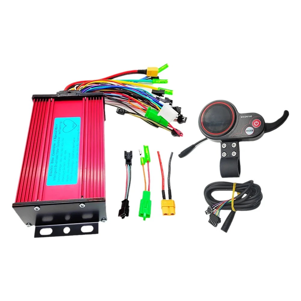 Zestaw sterownika bezszczotkowego do hulajnogi elektrycznej/roweru elektrycznego z wyświetlaczem LCD, 500W 800W 1000W 26A 30A 33A, do 36V 48V 60V 72V — 2