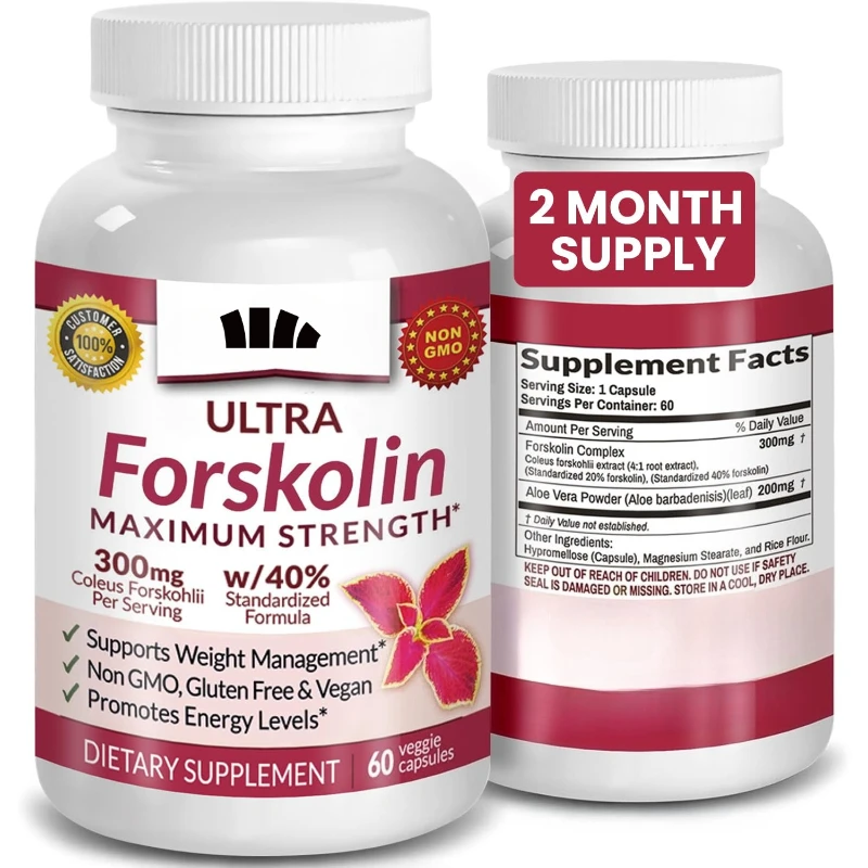 

Витамин Натуральный Forskolin Поддерживает здоровое пищеварение -60 капсул