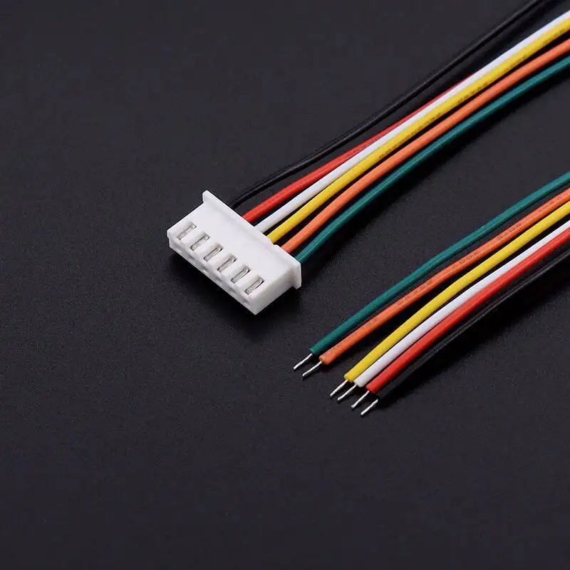 5~10 Stück XH2.54Mm Elektronikdraht Einzelkopf Verzinnter Anschluss 30CM Farbtestverbindung 2/3/4/5/6/10P – Detail 5