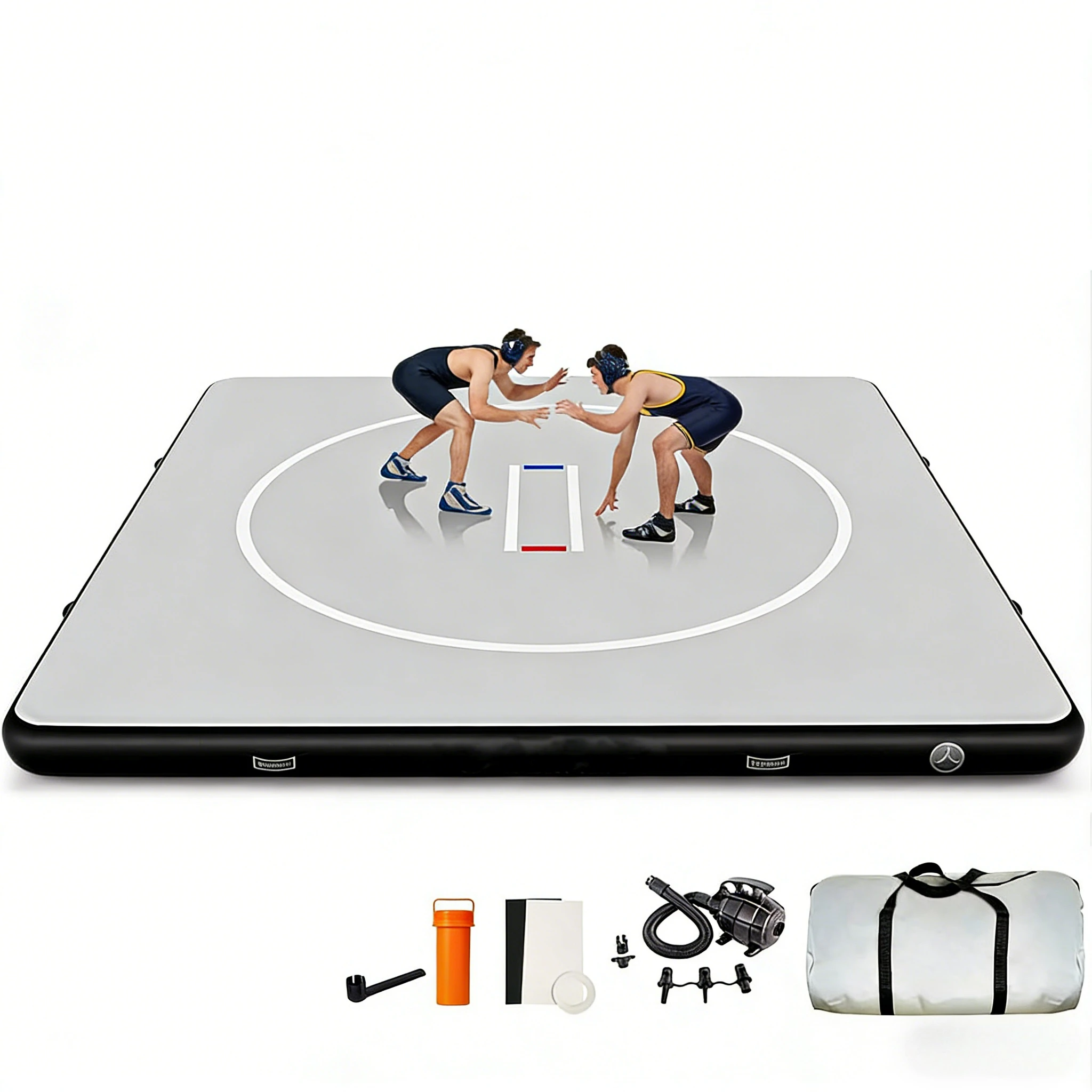 3*3M Professional Tatames Para Jiu Jitsu Portable PVC Inflatable Wrestling Mat 10cm Tatami BJJ MMA Martial Arts Judo  for Gym