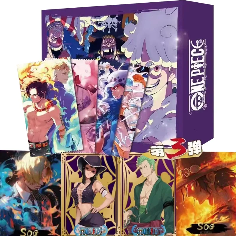 

One Piece Collection Cards Anime Rare Limited Edition Trading Game Monkey D.Luffy Sanji Nami Booster Box Game Card Children Gift