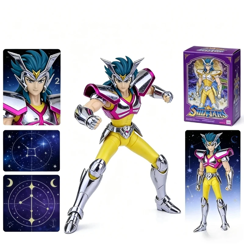 

В НАЛИЧИИ: Фигурка Saint Seiya CS Translucent Hound Adrian Silver Saint с подвижными суставами