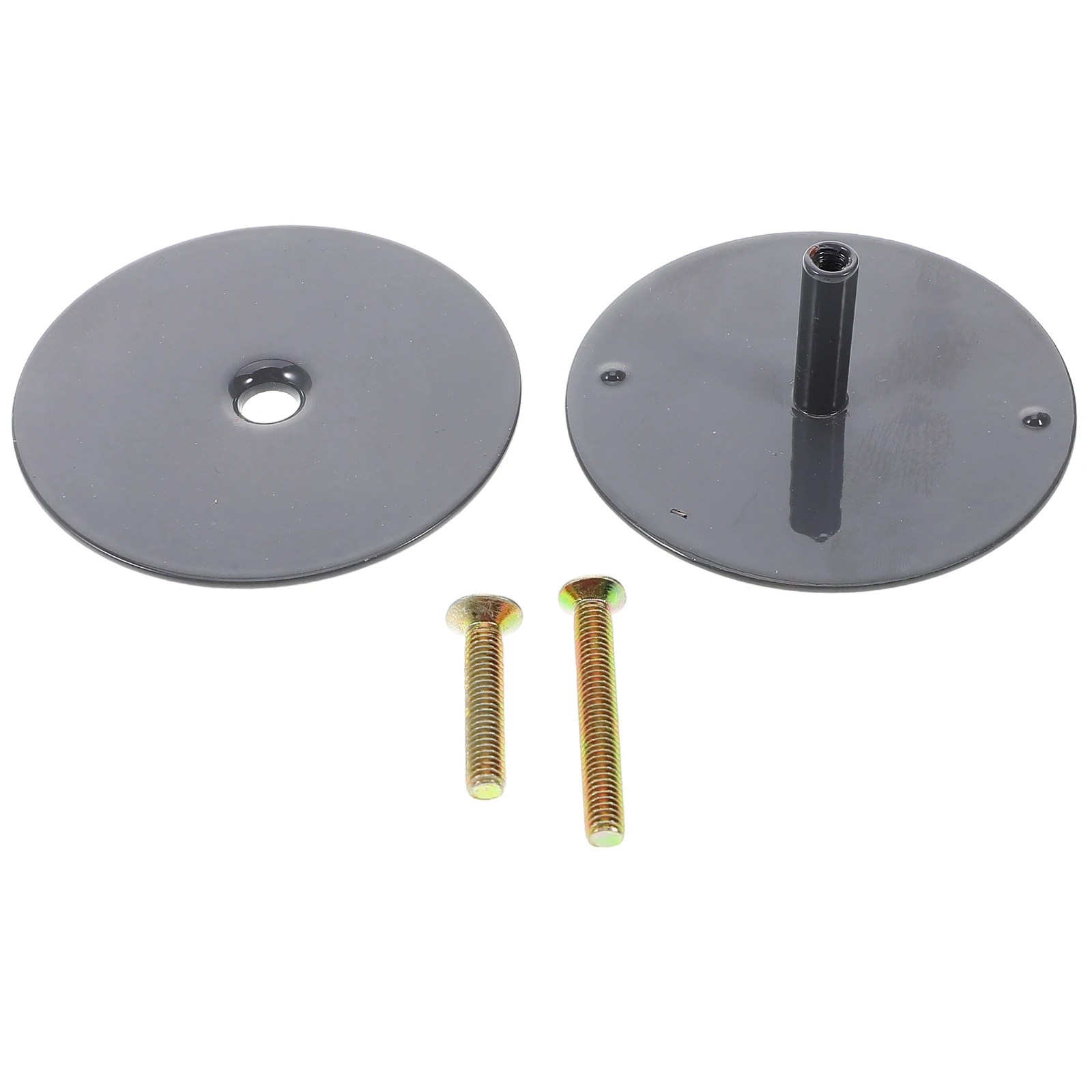 

Flat Cover Plate for Cleanout Plug Access Hole 2-5/8 Door Knob Hole Cover Metal Filler Deadbolt Locks Door Plates Furniture