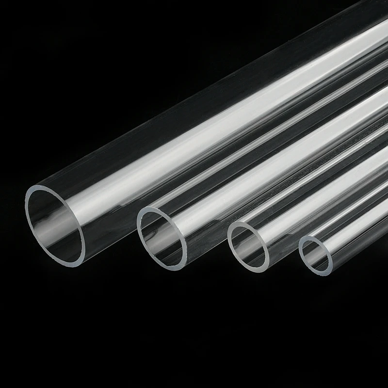 1~2PCS O.D 3mm~110mm High Transparent Acrylic Tube Fish Tank Aquarium Plexiglass Tube Garden Irrigation Water Supply Pipe