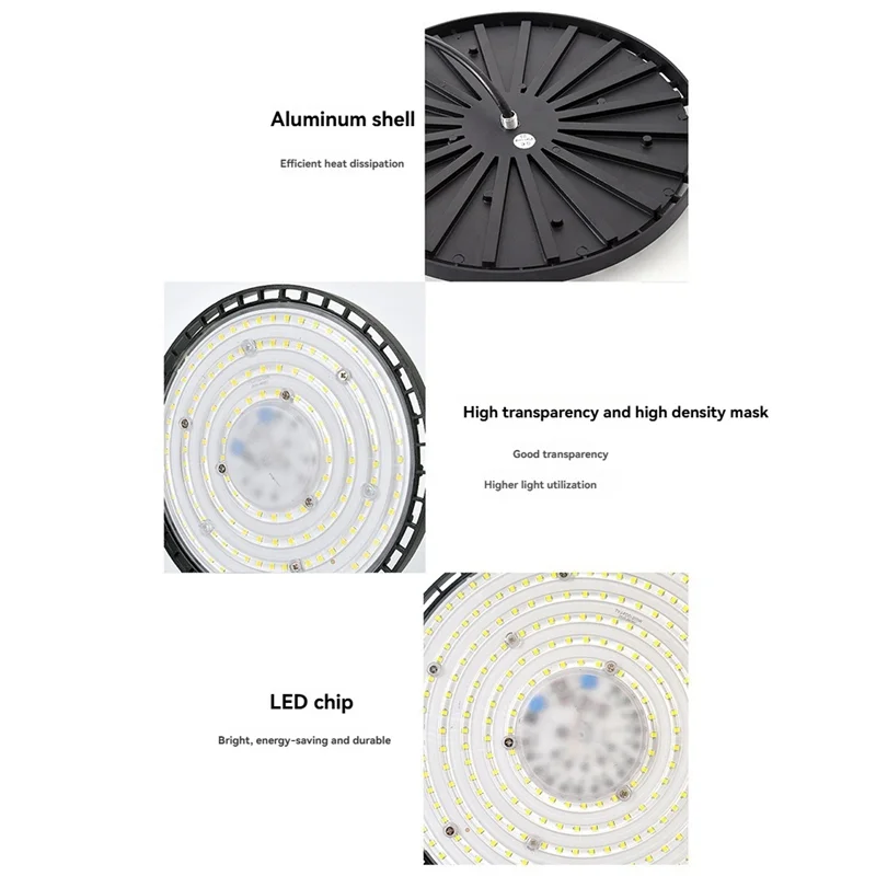 

TFORU-LED 150W High Bay Lights AC175-265V Lighting Pendant Industrial Market Warehouse Garage Workshop Light Warm Light