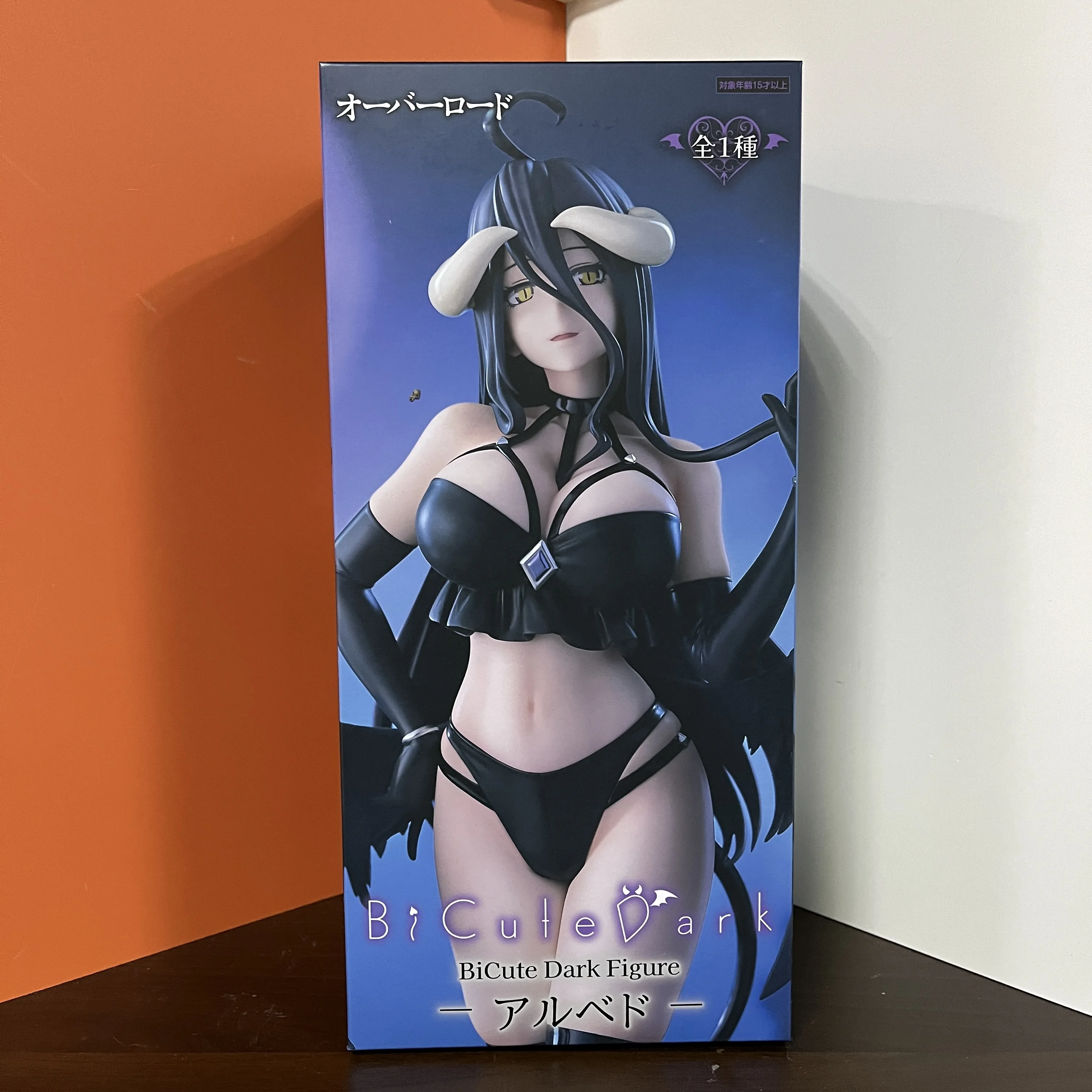 Original FuRyu OVERLORD BiCute Dark Albedo Action Figure ของเล่น PVC Collection Action ตุ๊กตาตุ๊กตาสําหรับของขวัญวันเกิด