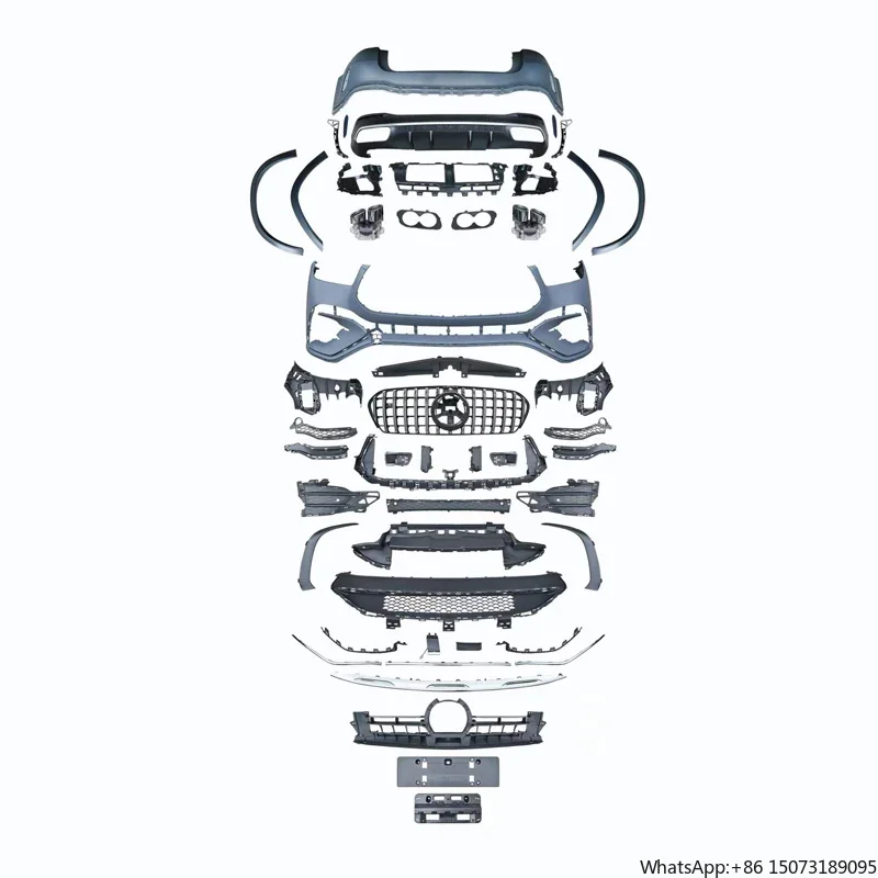 Auto Modification Conversion Body Kit for   W167 GLE 2019-2023 Upgrade to 2024 GLE53  Front Rear Bumper