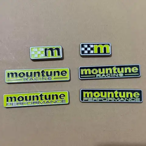 1X 3D Metal Performance M Logo Car Trunk Sticker Emblem For Focus Fiesta Monde MK1 MK2 MK3 MK4 ST RS Mountune Auto Accessories