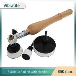 Diameter Bowl Sander with Polishing Pad Dual Bearing Head and Foam Hook and Loop Sander with Mandrel and Hardwood Handle