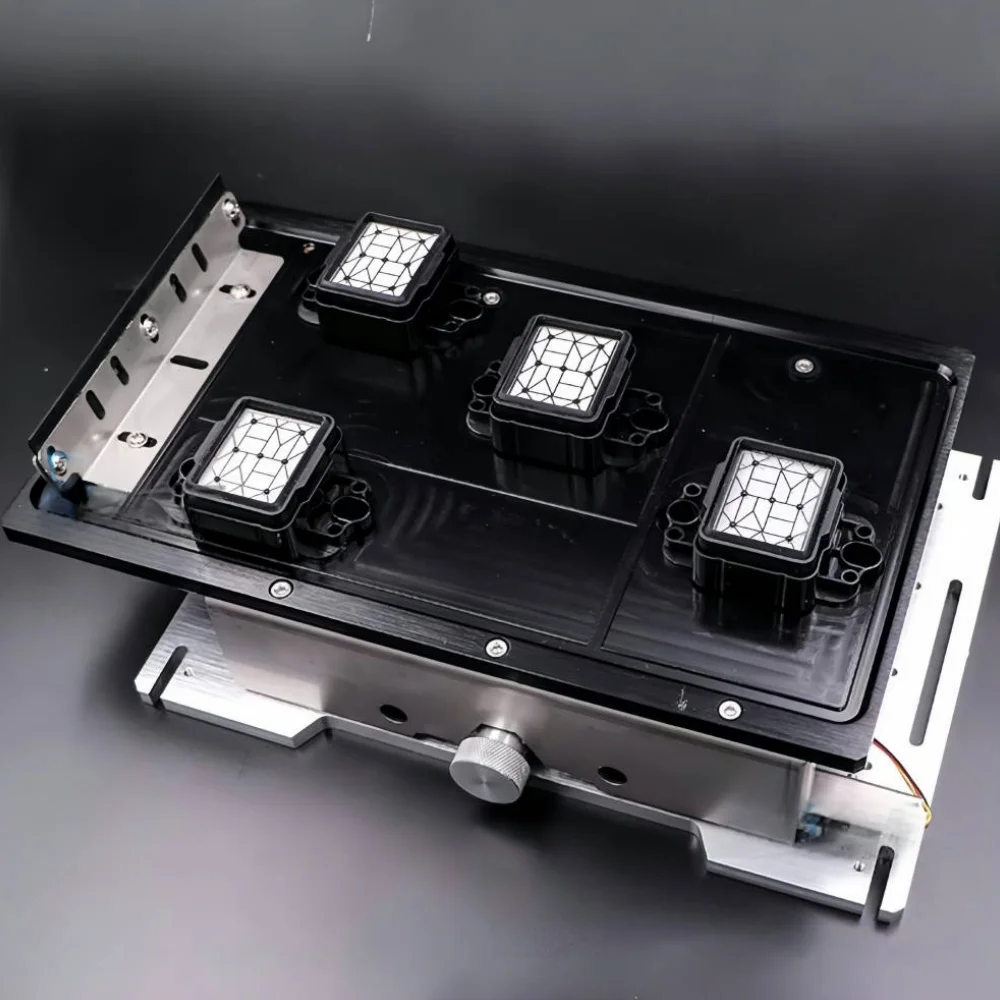 4720 / i3200 4-Head Ink Capping Station Assembly | Printhead Cap Top for DTF Eco Solvent UV Printer | Cleaning Unit