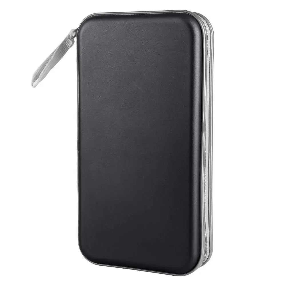 

Media Storage Box 80 Capacity CD Case Holder Storage Zipper DVD Case Portable Waterproof CD Case Wallet CD/DVD Album