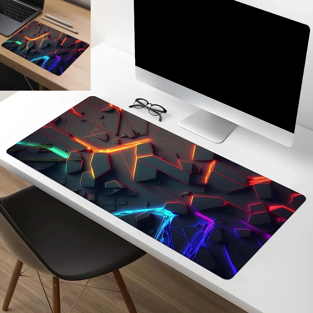 CIFBUY Cool Mechanical Mouse Pad Large Gaming Desk Mat Non Slip Rubber Base Washable for PC Office Kitchen Home Decor Gift