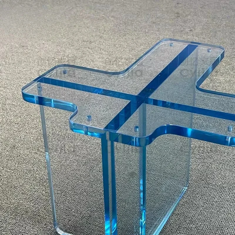 change acrylic transparent legs custom dining feet coffee  island tea  bracket support