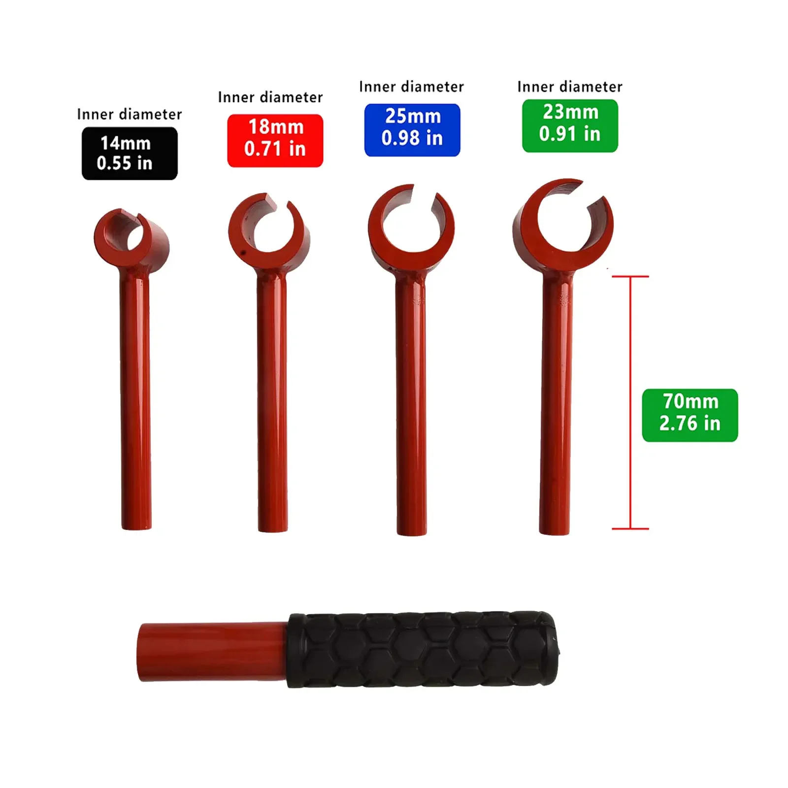 Furniture Assembly 0.55 0.71 0.91 0.98 Inches Hinge Gap Wrench Set Power Tool Accessory Hinge Adjustment Tool Ergonomic Handles