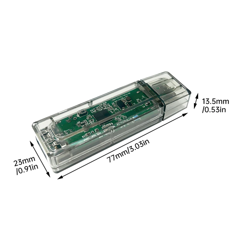 Misuratore di potenza amperometro di tensione con display da 0,96 pollici Scheda di sviluppo ESP32-S3FN8 NM-USBChain + potenza di calcolo DC 5-20V 6A