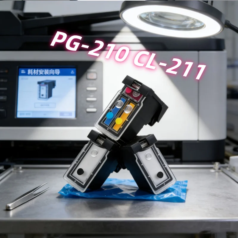 

PG210 CL211 Replacement Ink Cartridge for Canon Pixma IP2700 IP2702 MX320 MX330 MX340 MX350 MX410 MX420 Printer pg210 cl211