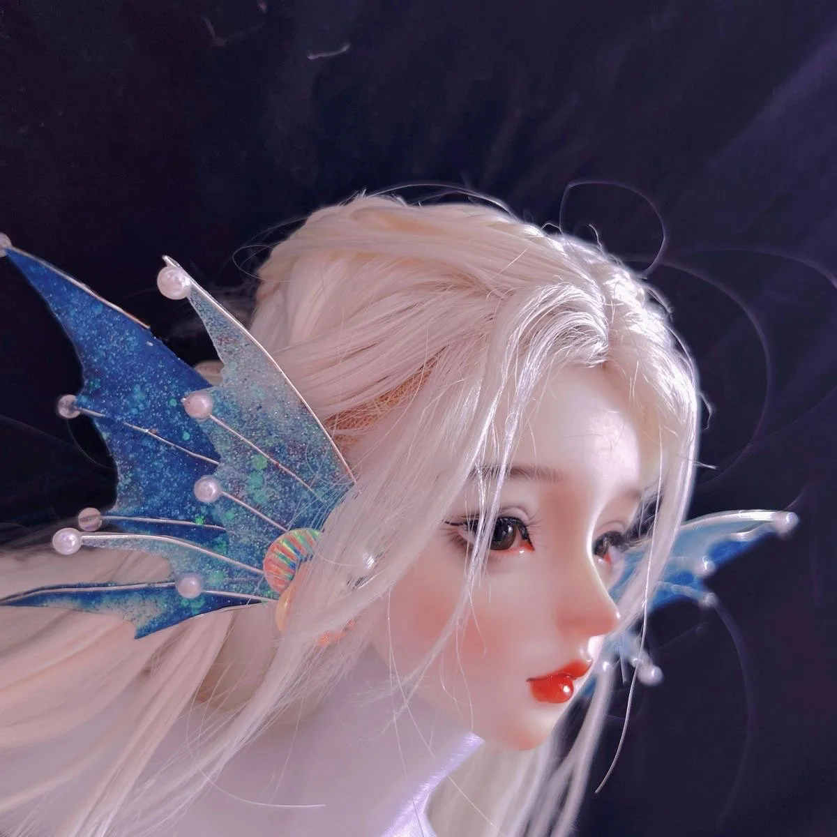 

1/3 1/4 BJD Doll Mermaid Ears, Mackerel Ear Ornaments