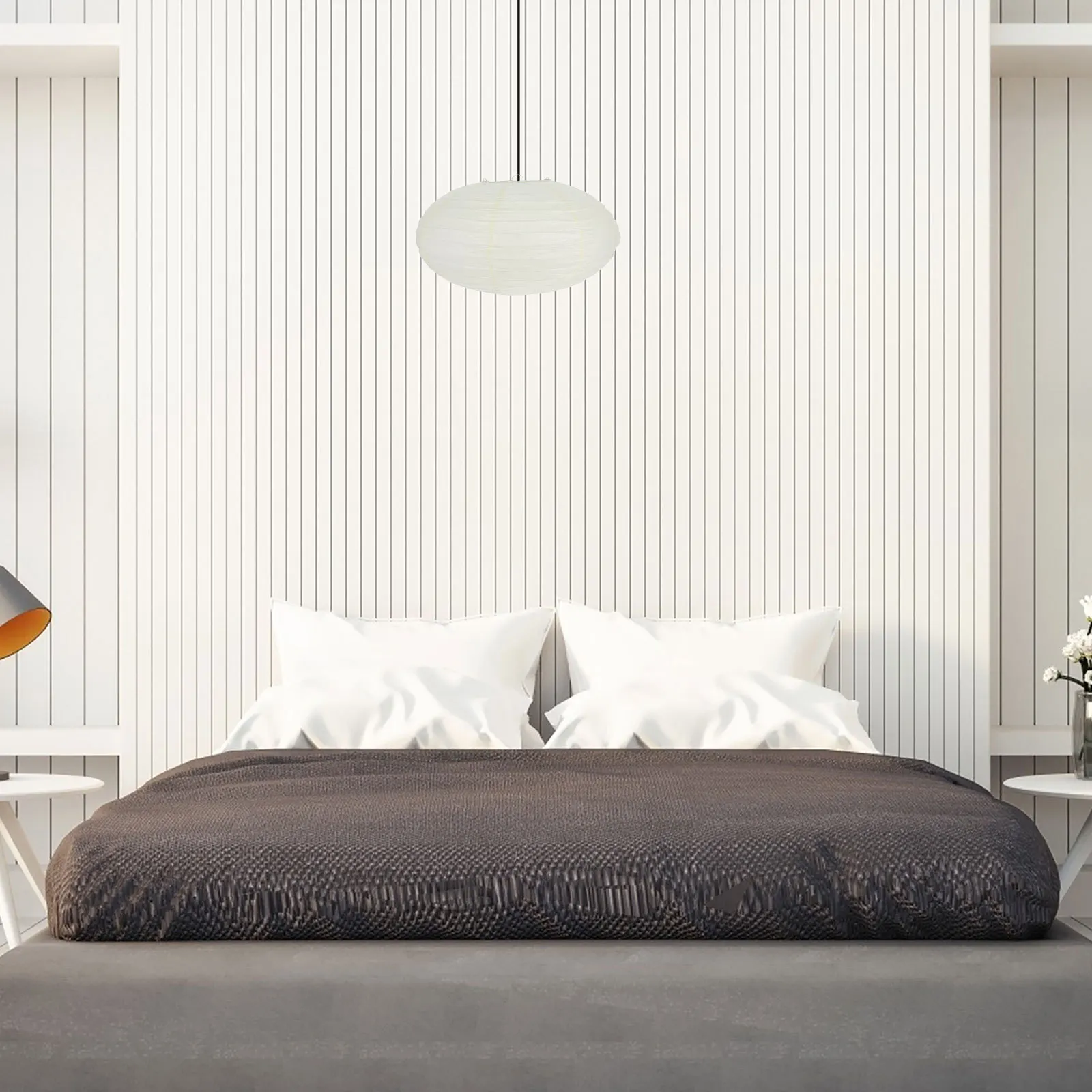 

2 шт., бумажный абажур для фонаря, японский абажур, декоративный подвесной складной подвесной светильник, сменные чехлы для внутреннего освещения