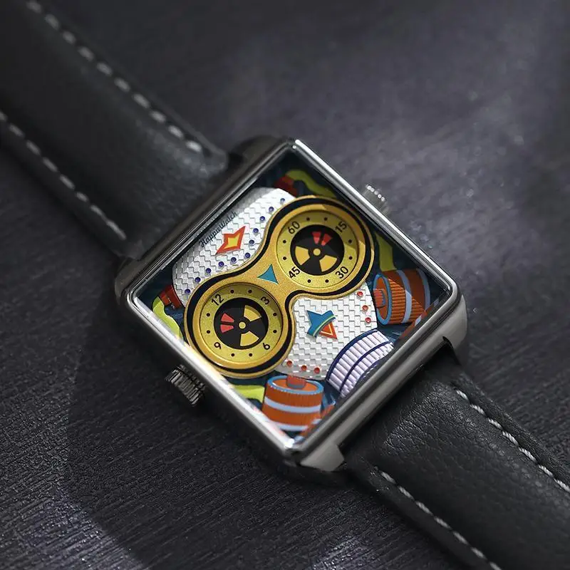 Happie Watch  for Couple Luxury Women/Men Wristwatch Waterproof Golden Clock Quartz Stainless Steel Fashion Men Ladies Watch