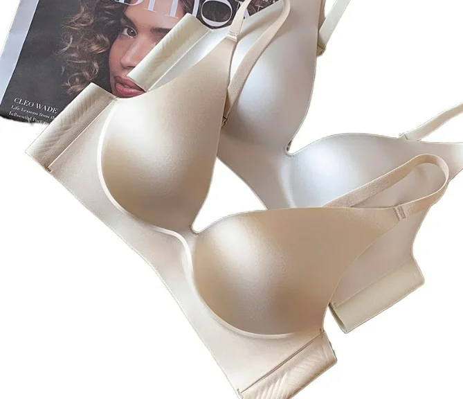 KUCLUT  Bralette Bodysuit for Small Chest Women Satin Slip Lingerie Push Up Support Anti Sagging Comfort Seamless One Piece S-L