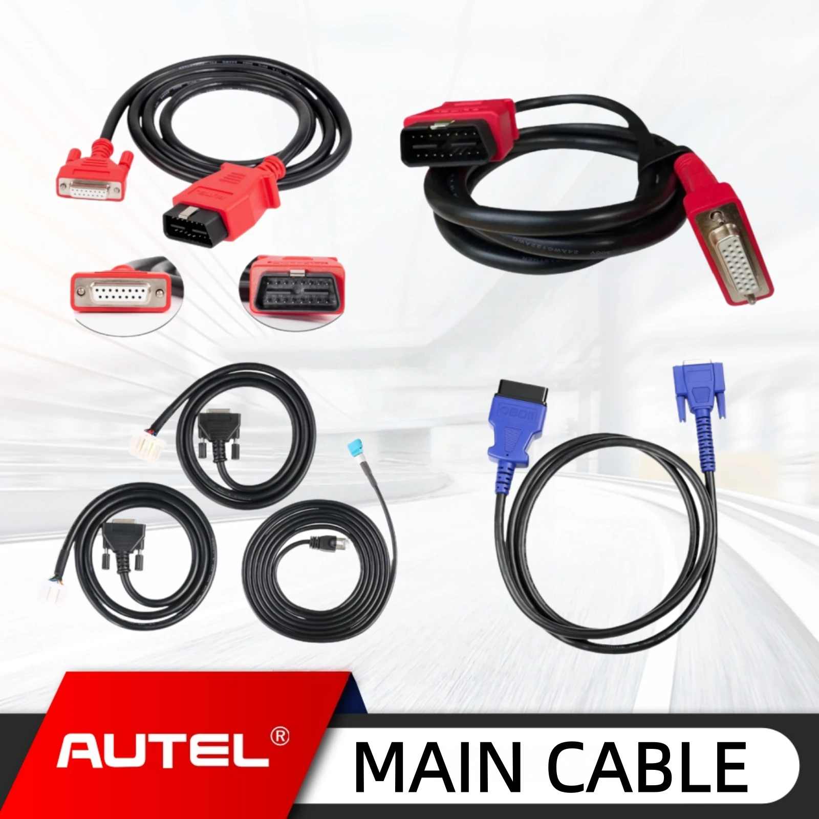 

Главный кабель для Autel MaxiSys MS908/ MS905/ MS906/ DS808K/ DS808/ MX808/ MK808Z/MS908 PRO/MS909/IM508/IM608/MS919/ULTRA/для Tesla