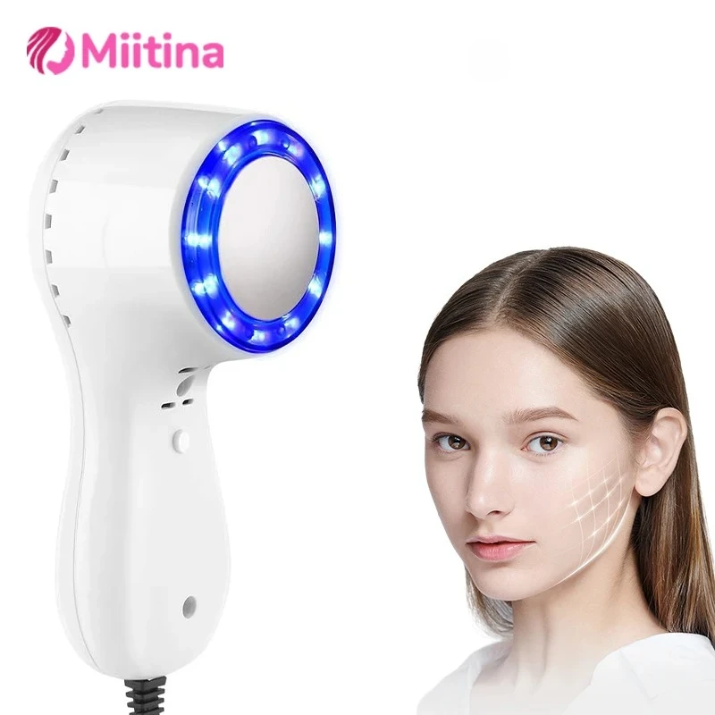 

Blue Photon Skin Cooling Cold Hammer Machine Cold Compress Skincooler Facial Reduce Swelling Shrink Pore Ice Cooler Beauty Care