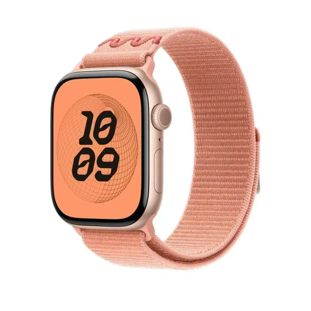 حزام رياضي من النايلون لساعة أبل 49 مللي متر لسوار حلقة iWatch 11 10 9 8 7 6 5 4 3 se Ultra 1 2 3 46 مللي متر 45 مللي متر 44 مللي متر 41 مللي متر 42 مللي متر #4