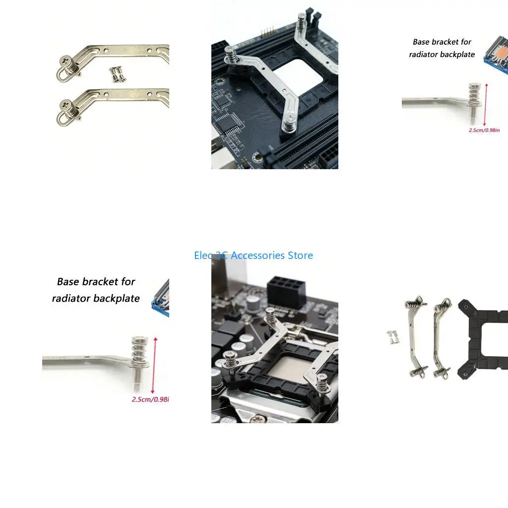 Y51A Computer CPU Fan Backplanes Fastener With Metal Screws for LGA115X 1700