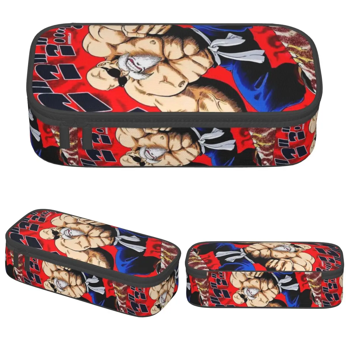 Estuche para lápices Master Roshi, estuche para lápices con diseño de Kame Sennin Jackie Chun Dragon Ball, bolsas para lápices, suministros escolares para niñas y niños, estuches para lápices