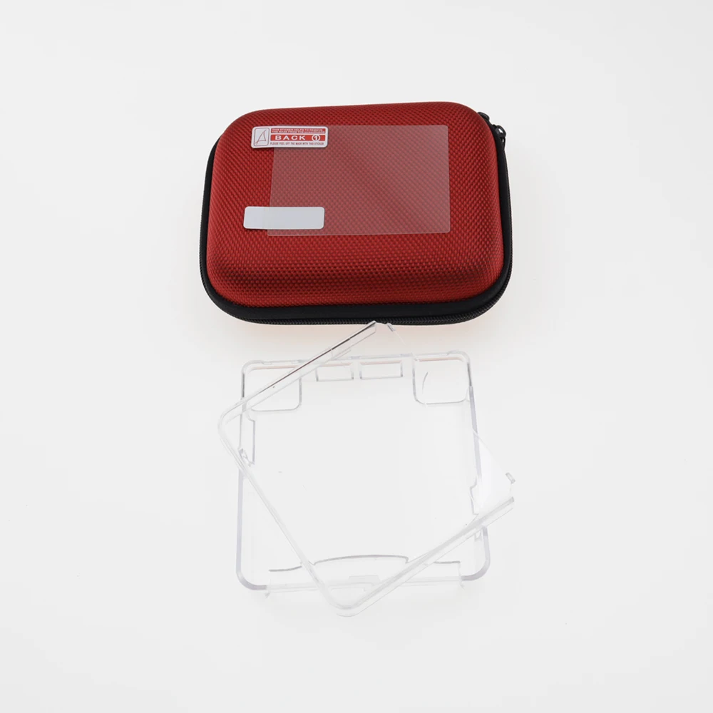 1Set Carrying Pouch Bag & Screen Protector Film For GBA SP Game Console, Clear Protective Cover Shell Housing Storage Case Box view 3